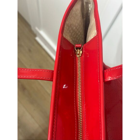 NWT Kate Spade New York Red Harmony Metro Tote Handbag Purse - Picture 6 of 8